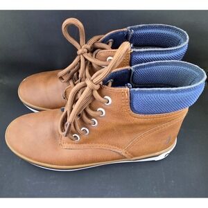 MINT! Nautica Big Kids Size 1 Hamun Style Padded Collar High-Top Boot FREE SHIP